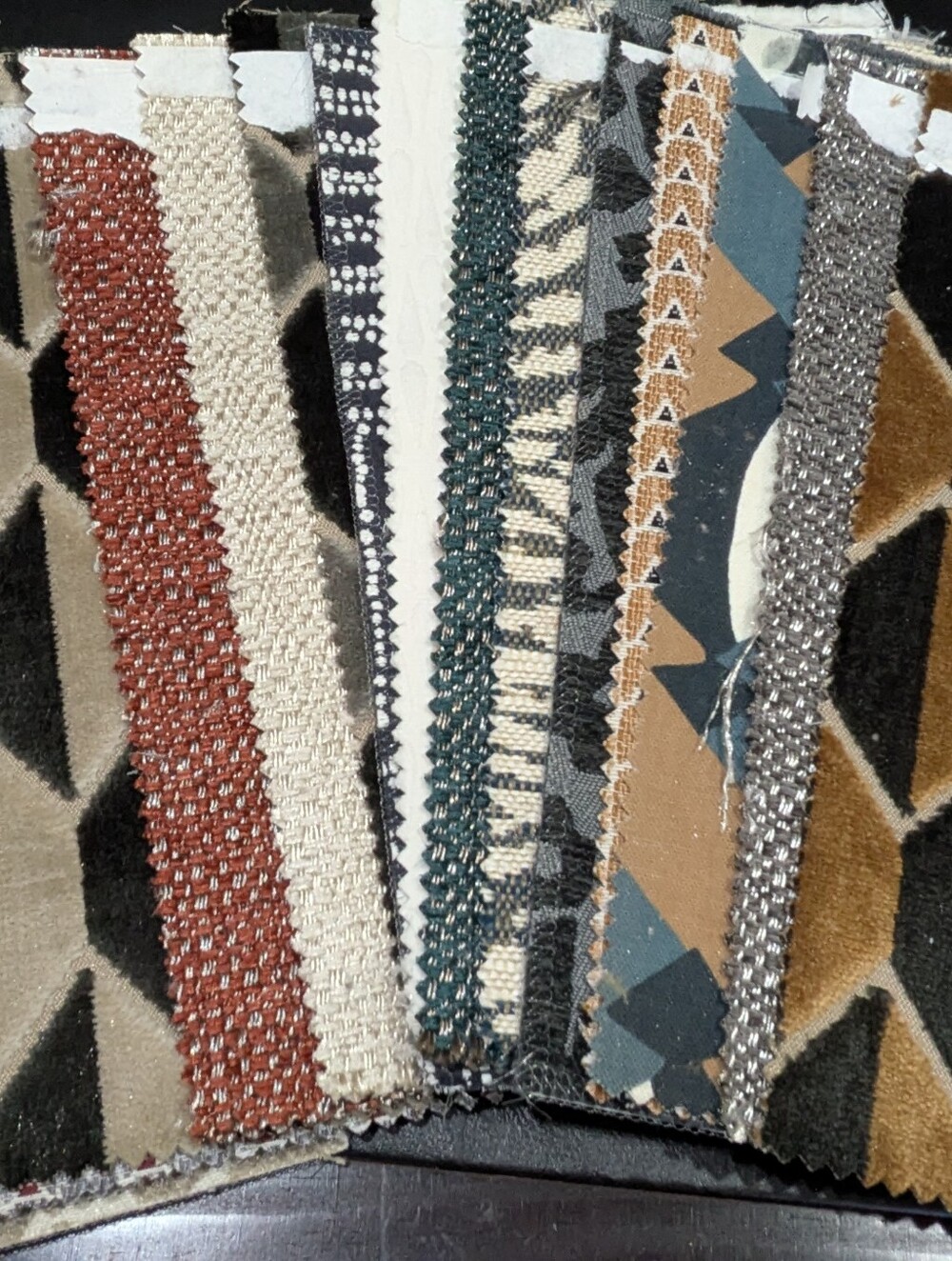 Robert Allen Upholstery Fabric Samples - 18 (each 11x6 Inches)